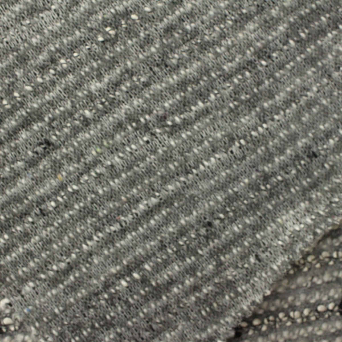 Grey Marl Chunky Knit, Poly-Viscose, 260 gsm