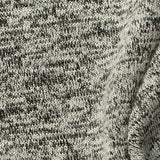 Black Marl Chunky Knit, Viscose-Poly — texture
