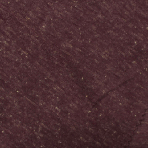 Burgundy Marl Jersey Knit, Poly-Cotton