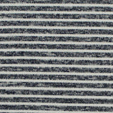 Dark Grey Horizontal-Stripe Chunky Knit, Polyester — texture