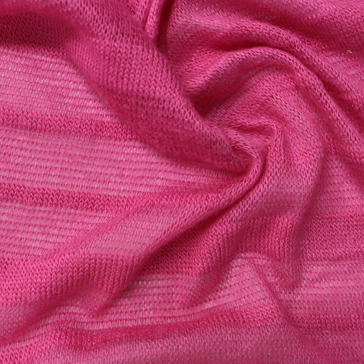 Fuchsia Horizontal-Stripe Chunky Knit, Viscose