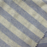 Blue Diagonal-Stripe Chunky Knit, Cotton