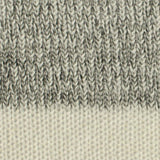 Cream Horizontal-Stripe Chunky Knit, Poly-Viscose — texture