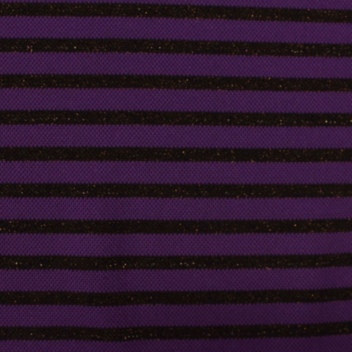 Purple Horizontal-Stripe Chunky Knit, Poly-Nylon