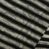 Viscose Polyester Chunky Knit Fabric, 160 gsm, 155 cm — Black