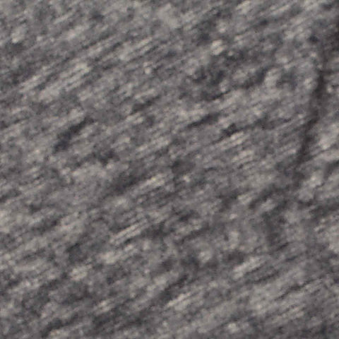 Dark Grey Heathered-Marl Jersey Knit, Poly-Cotton, 110 gsm