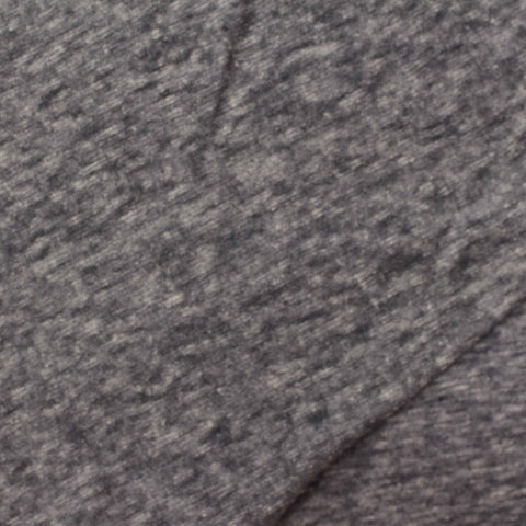 Dark Grey Heathered-Marl Jersey Knit, Poly-Cotton, 110 gsm
