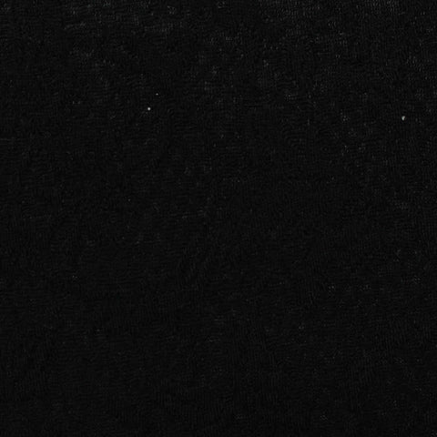 Jacquard 100% Polyester Knit Fabric, 200 gsm, 150 cm — Black