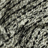Black Marl Chunky Knit, Poly-Metallic — texture