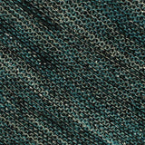 Polyester Metallic Stretch Chunky Knit Fabric, 175 gsm, 160 cm — Green — texture