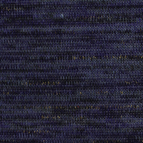 Dark Blue Marl Chunky Knit, Polyester, 170 gsm