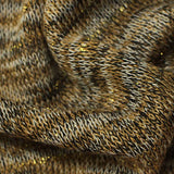 Brown Marl Chunky Knit, Polyester — texture