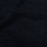 100% Polyester Rib Knit Fabric, 220 gsm, 150 cm — Navy