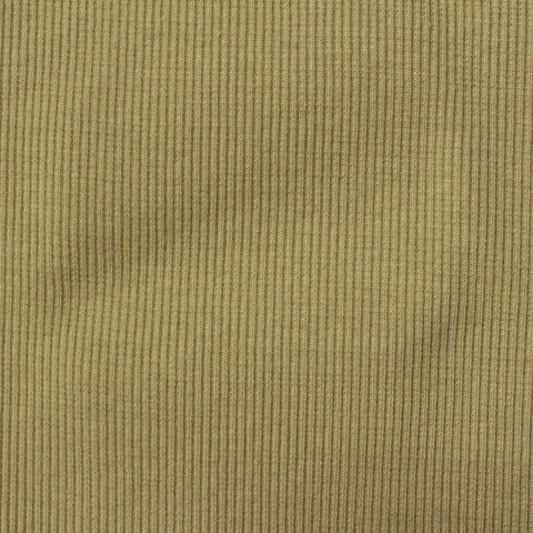 Polyester Stretch Rib Knit Fabric, 586 gsm, 105 cm — Khaki