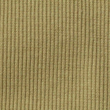 Polyester Stretch Rib Knit Fabric, 586 gsm, 105 cm — Khaki — texture