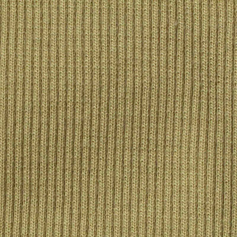 Polyester Stretch Rib Knit Fabric, 586 gsm, 105 cm — Khaki