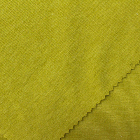 Green Heather Rib Knit, Poly-Modal