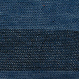 Blue Horizontal-Stripe Chunky Knit, Viscose-Poly