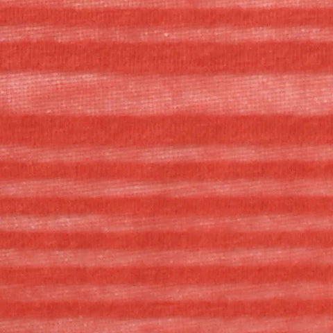 Orange Horizontal-Stripe Chunky Knit, Poly-Viscose