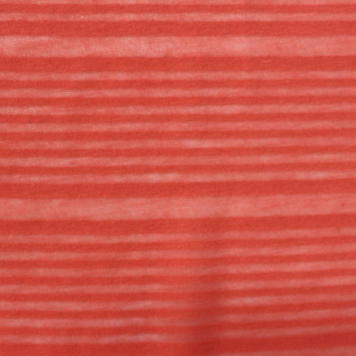 Orange Horizontal-Stripe Chunky Knit, Poly-Viscose