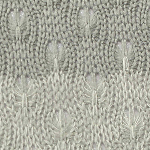 Jacquard Polyester Viscose Chunky Knit Fabric, 165 gsm, 165 cm — Grey