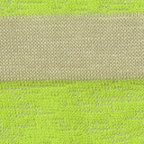 Lime Horizontal-Stripe Chunky Knit, Viscose-Poly — texture