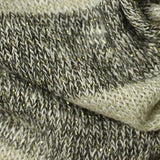 Dark Grey Stripes Chunky Knit, Poly-Cotton — texture