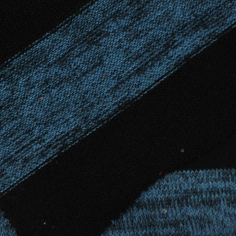 Black Marl Chunky Knit, Polyester, 160 gsm, 150 cm
