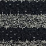 Navy Eyelet Chunky Knit, Poly-Viscose