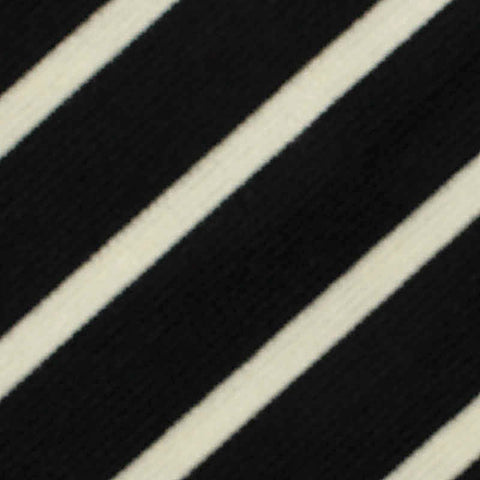 Black Stripes Ponte Knit, Poly-Viscose