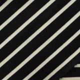 Black Stripes Ponte Knit, Poly-Viscose