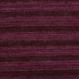 Dark Maroon Horizontal-Stripe Chunky Knit, Poly-Viscose