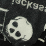 Black Skulls French Terry, Polyester