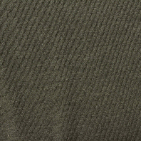 Dark Olive Marl Rib Knit, Poly-Acrylic