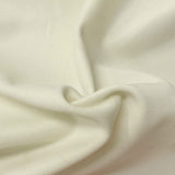 Polyester Viscose Ponte Knit Fabric, 280 gsm, 150 cm — White