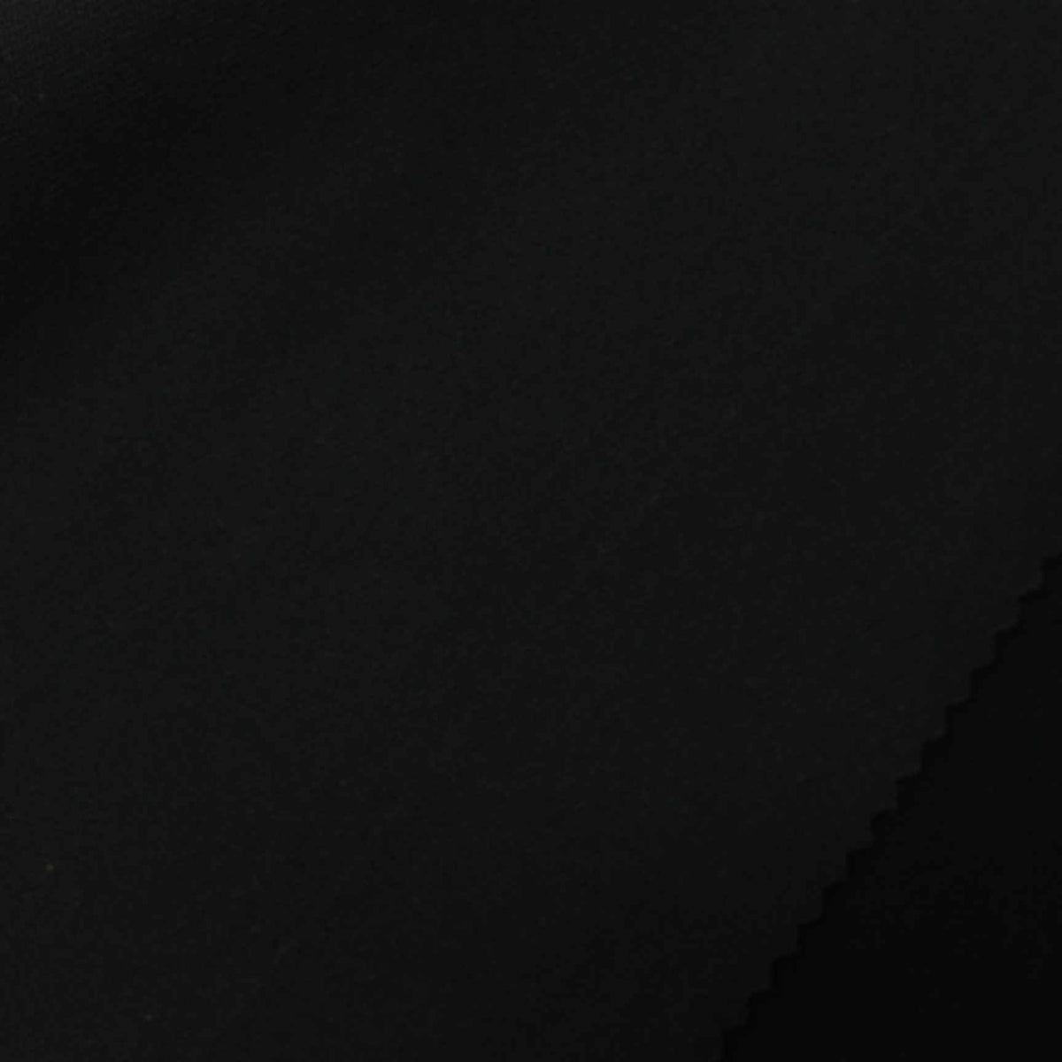 Polyester Viscose Stretch Interlock Knit Fabric, 500 gsm, 150 cm — Black