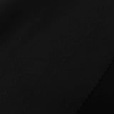 Polyester Viscose Stretch Interlock Knit Fabric, 500 gsm, 150 cm — Black