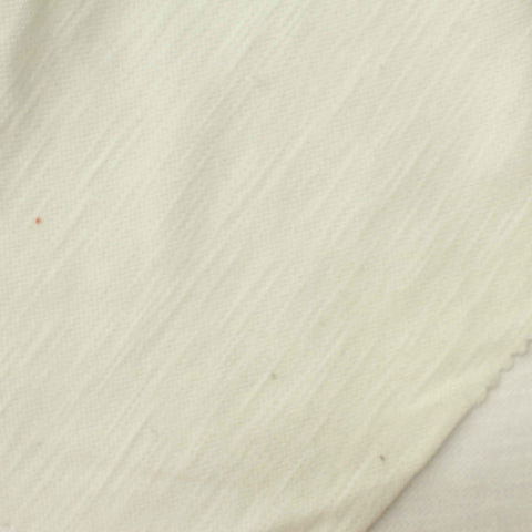 Slub 100% Cotton Chunky Knit Fabric, 140 gsm, 180 cm — White