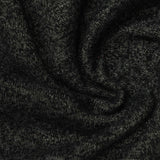 Dark Grey Marl Interlock Knit, Poly-Cotton