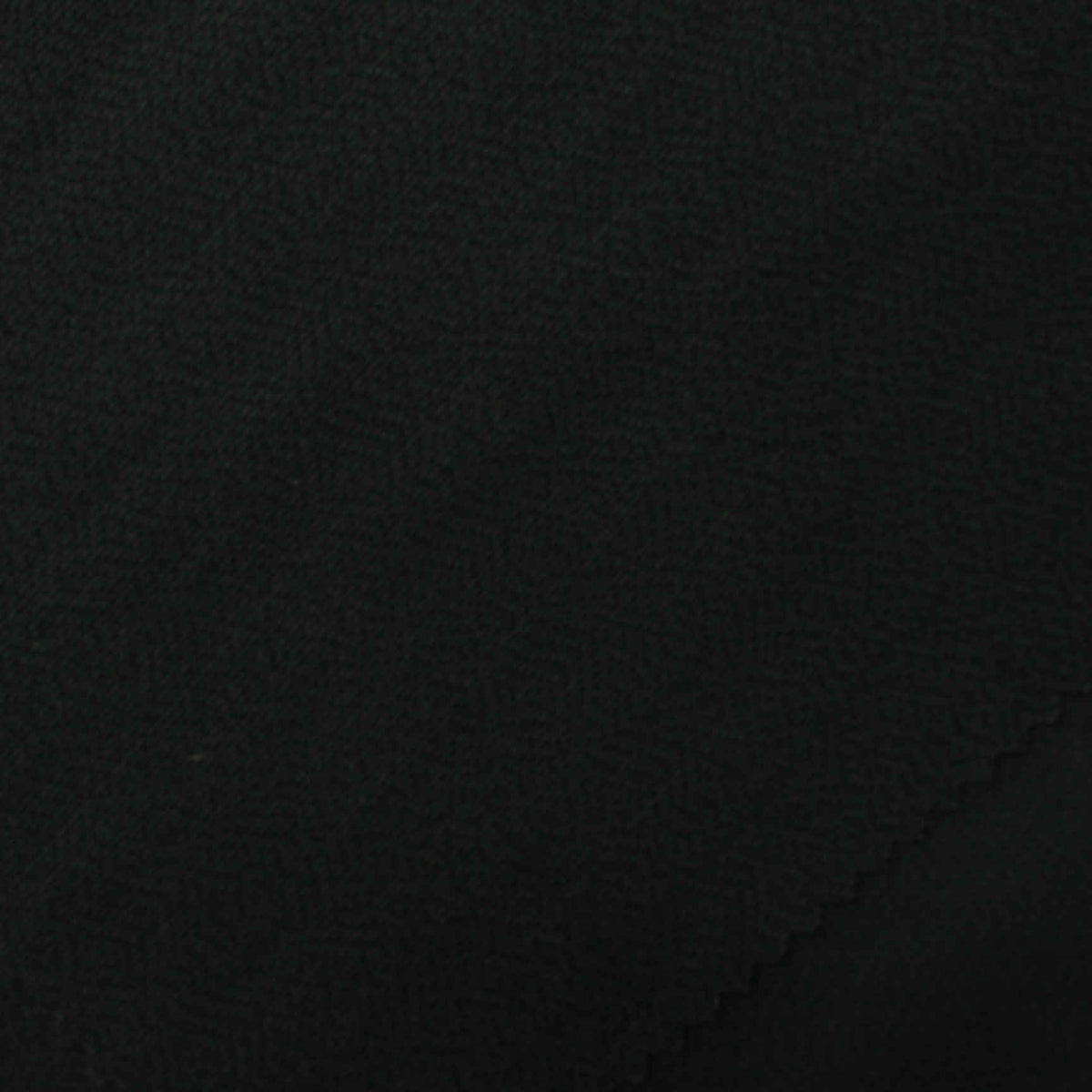 Polyester Stretch Interlock Knit Fabric, 185 gsm, 165 cm — Black