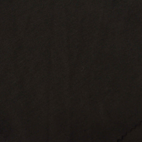 100% Polyester Interlock Knit Fabric, 378 gsm, 175 cm — Black
