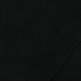 Polyester Cotton Jersey Knit Fabric, 274 gsm, 160 cm — Black