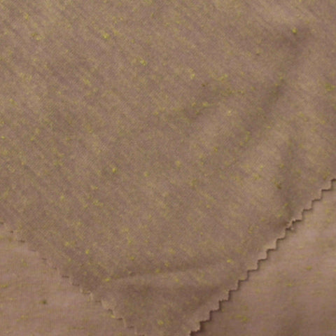 Yellow-Green Marl Jersey Knit, Poly-Viscose