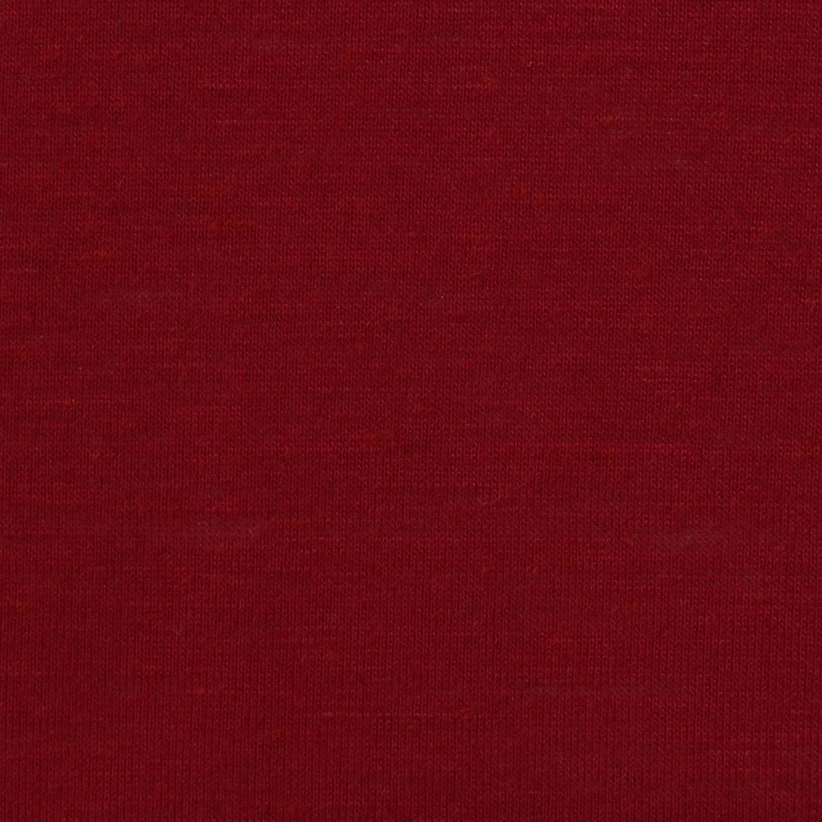 Polyester Linen Jersey Knit Fabric, 158 gsm, 160 cm — Red