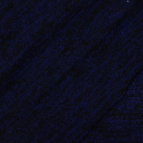 Dark Blue Marl Jersey Knit, Polyester, 215 gsm