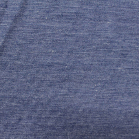Blue Marl Jersey Knit, Poly-Viscose, 115 gsm