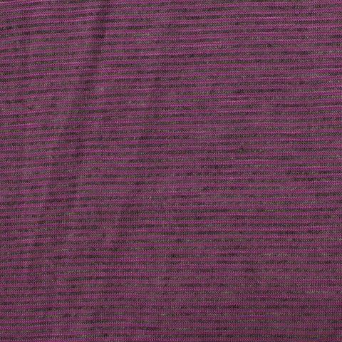 Purple Heathered-Marl Chunky Knit, Viscose-Poly, 113 gsm