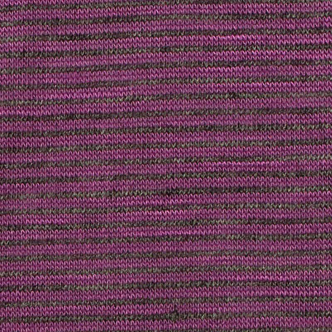 Purple Heathered-Marl Chunky Knit, Viscose-Poly, 113 gsm