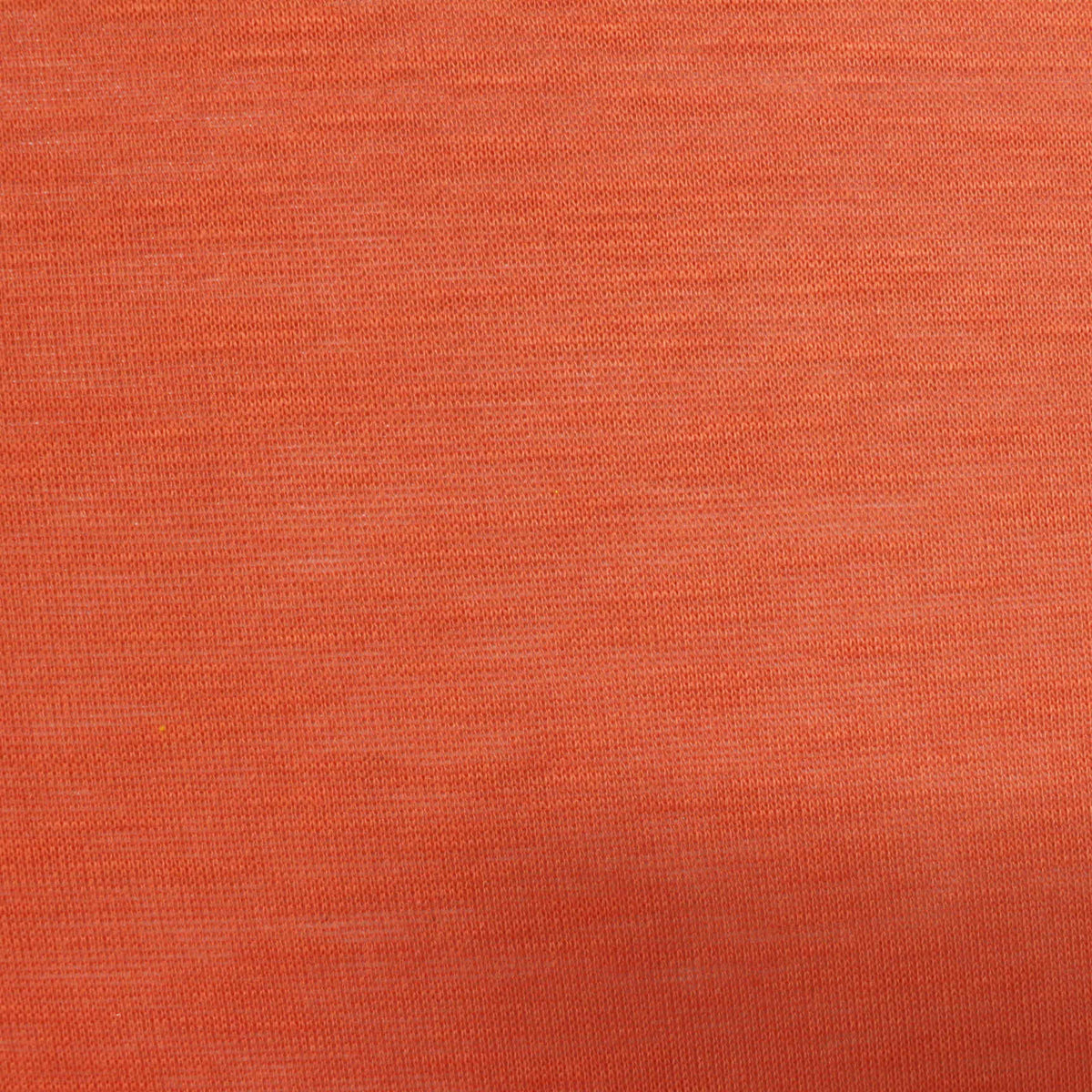 Slub Polyester Viscose Stretch Chunky Knit Fabric, 172 gsm, 165 cm — Orange