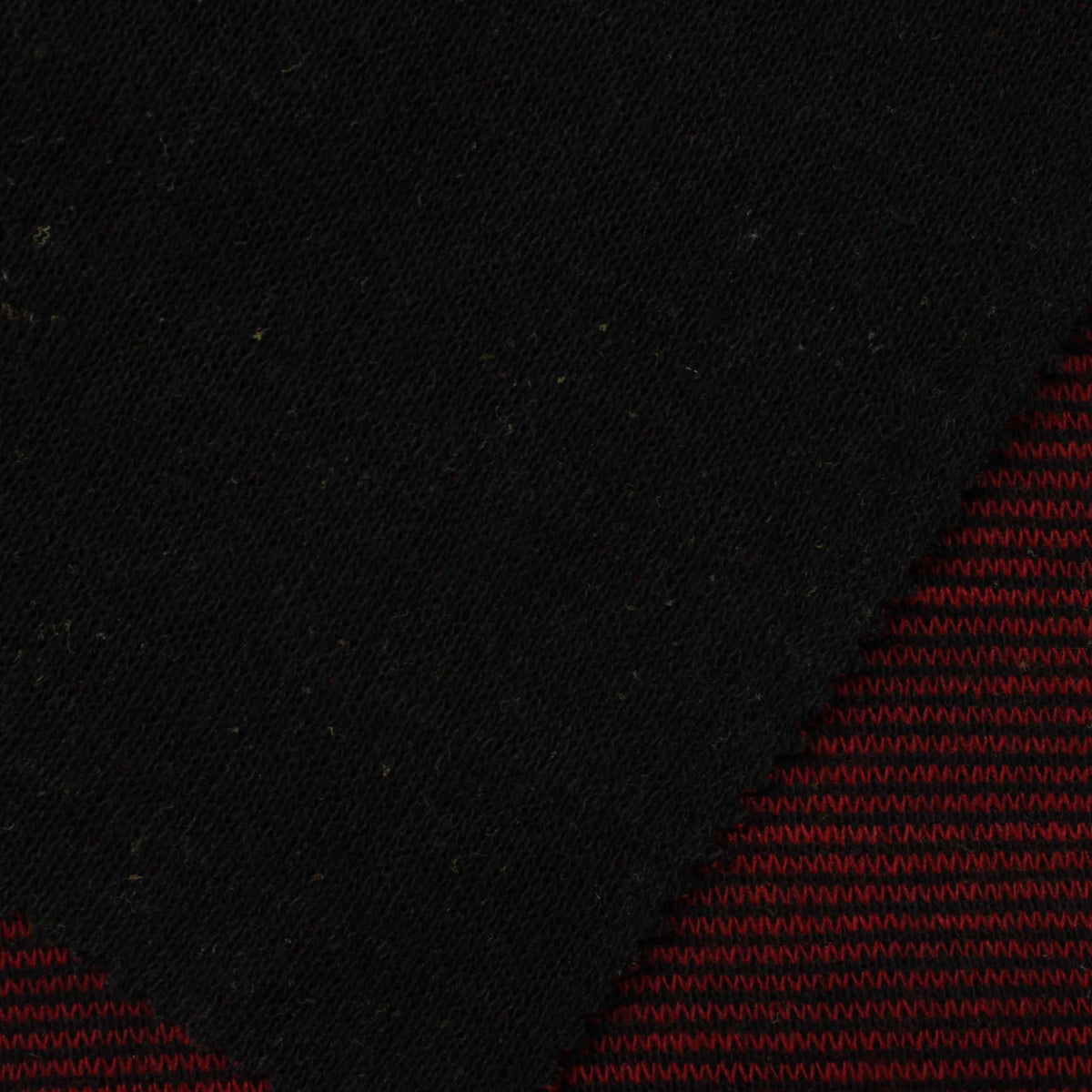 Black Plaid Chunky Knit, Poly-Acrylic